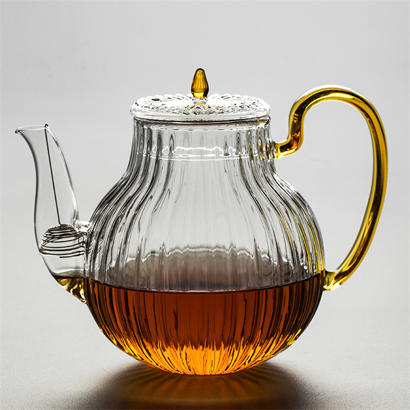 700ml Striped Glass Teapot Wit - Nettle Leaf Tea 评论和价格