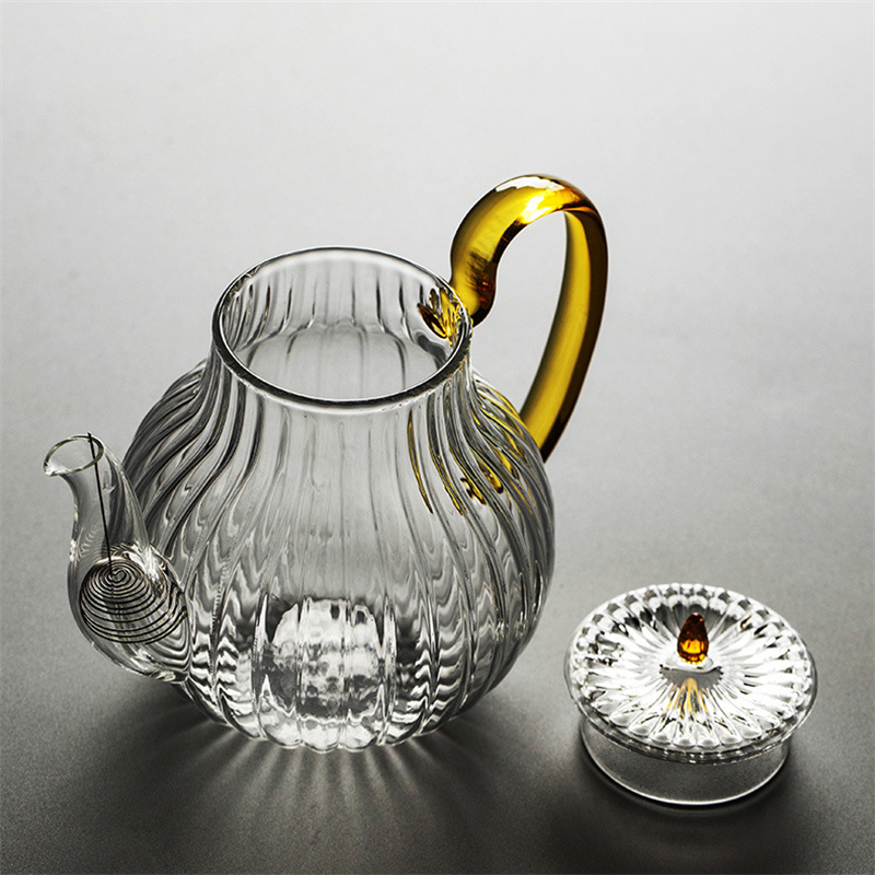 700ml Striped Glass Teapot Wit - Nettle Leaf Tea 评论和价格
